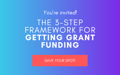 Learn to write successful grants. You're invited to register for our brand-new training. It's free!
