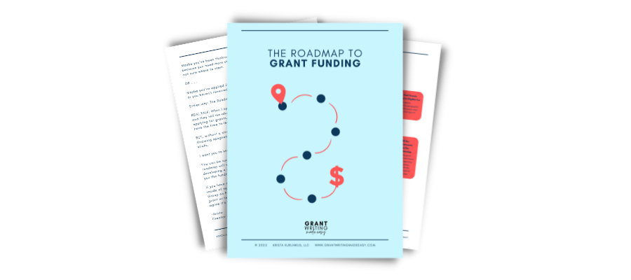 mockup of The Roadmap to Grant Funding