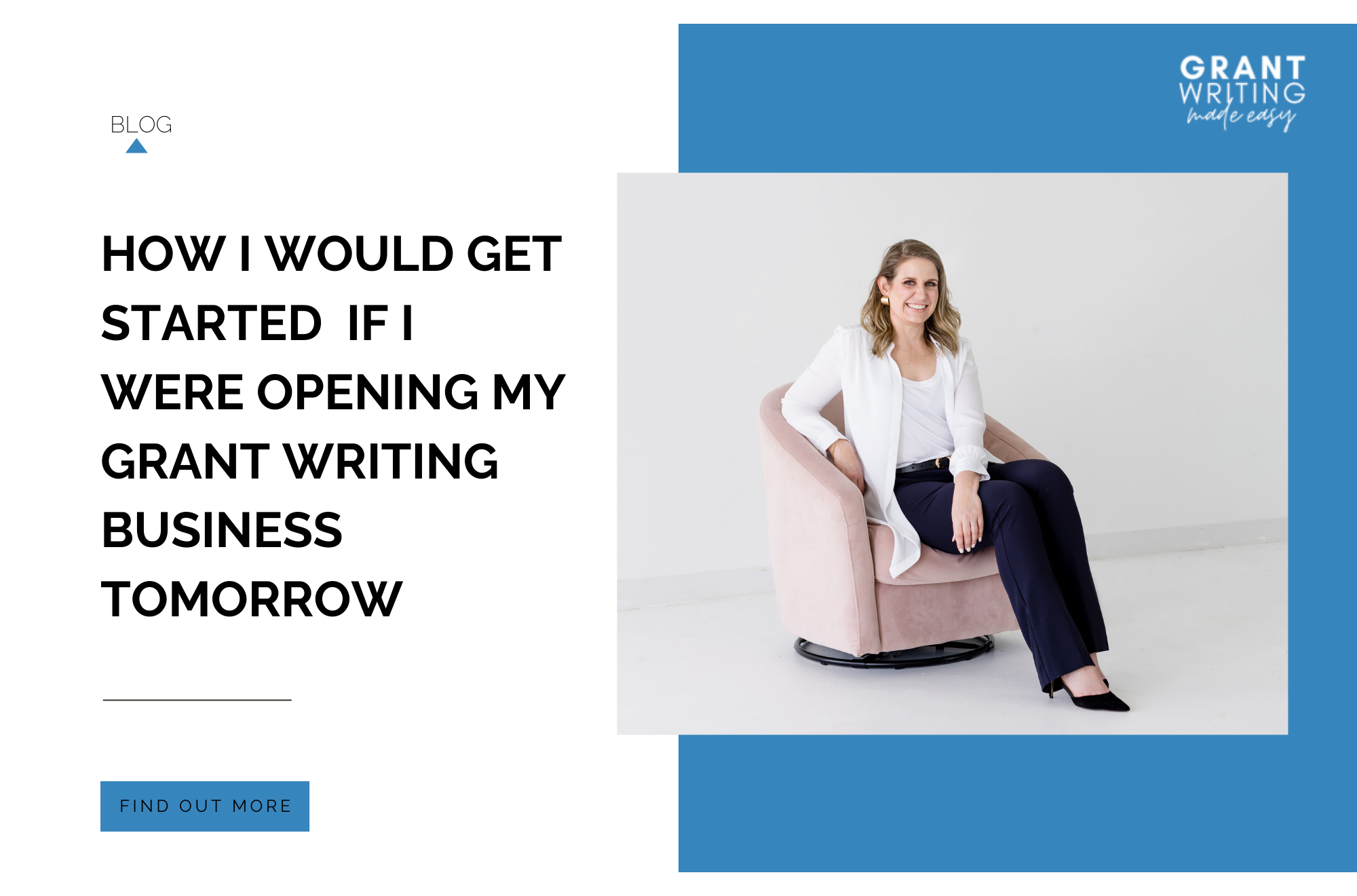 How I would get started if I were opening my grant writing business 
